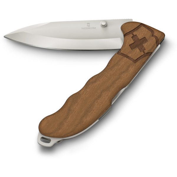 Victorinox Evoke Lockback Folding Knife 4" Stainless Blade Walnut