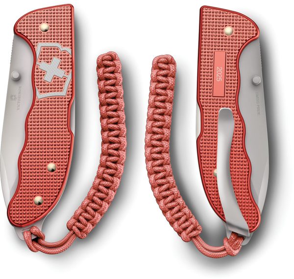 Victorinox Evoke Lockback LE 2025 Stone Red Alox Folding Knife