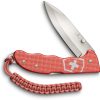 Victorinox Evoke Lockback LE 2025 Stone Red Alox Folding Knife