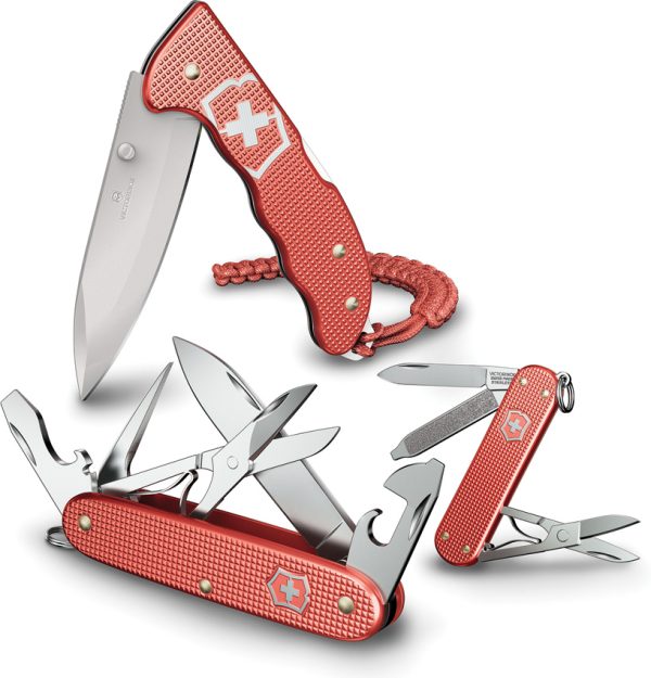 Victorinox Evoke Lockback LE 2025 Stone Red Alox Folding Knife
