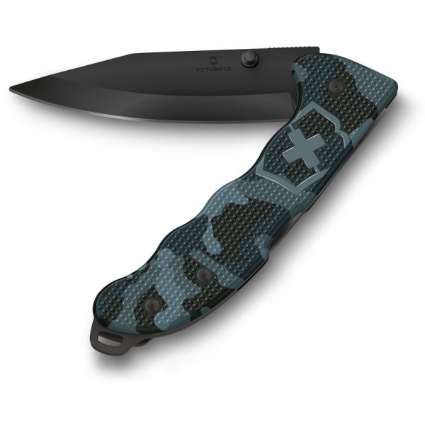Victorinox Evoke Lockback Folding Knife 4" Black Blade Navy Camo Alox