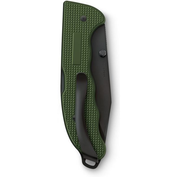 VN09425DS24_add_02 Victorinox Evoke Lockback Folding Knife 4" Black Blade Olive Alox