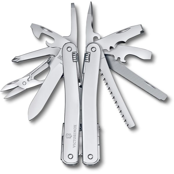 Victorinox Swiss Tool Spirit MX Silver Multi-Tool with Pouch
