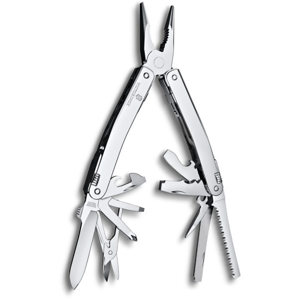 Victorinox Swiss Tool Spirit MX Silver Multi-Tool with Pouch