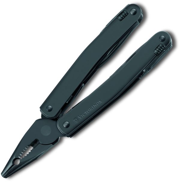 Victorinox SwissTool Black Multi-Tool 4.5" Closed w/ Pouch