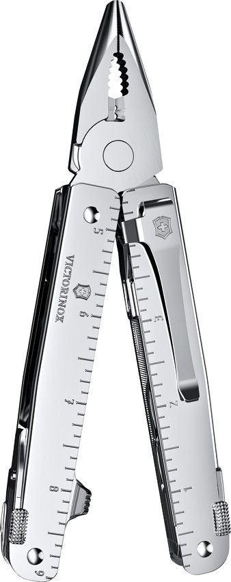 Victorinox Swiss Tool MX Silver Clip 4.5" Multi-Tool