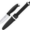 Victorinox Venture Black Fixed Blade Knife 4.25" 14C28N Sandvik