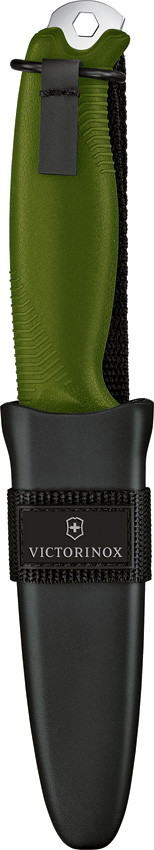 VN309024_add_02 Victorinox Venture Olive Fixed Blade Knife 4.25in 14C28N