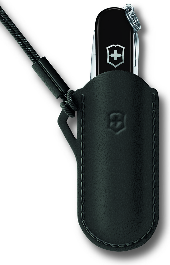 Victorinox Classic Leather Pouch Dark Illusion with Clip
