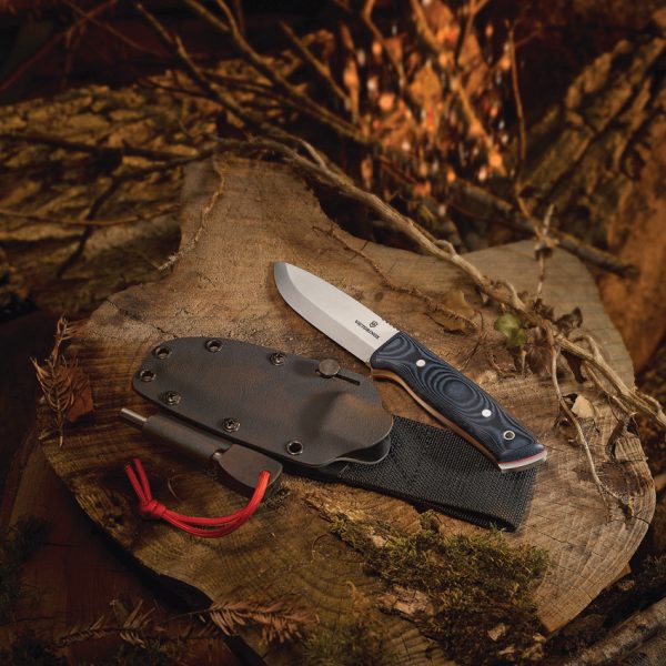Victorinox Large Outdoor Master Fixed Blade Knife 4" Satin Drop Point
