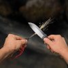 Victorinox Large Outdoor Master Fixed Blade Knife 4" Satin Drop Point