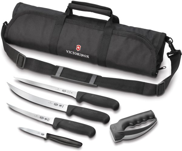 Victorinox Fish Fillet Kit with 4 Knives and Storage Roll