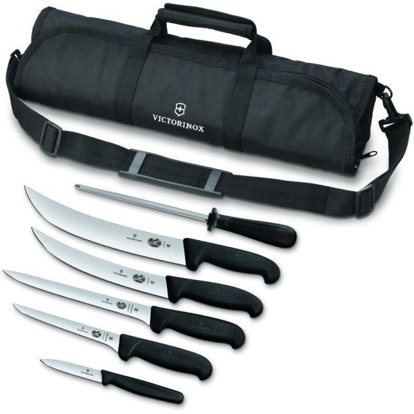 VN5100373_add_01 Victorinox Field Dressing Kit 5-Knife Set with Sharpening Steel