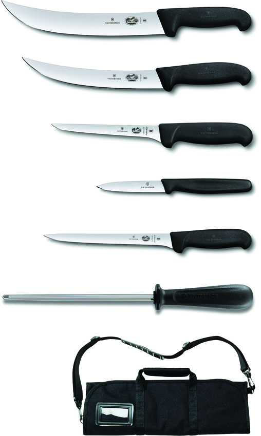 VN5100373_add_02 Victorinox Field Dressing Kit 5-Knife Set with Sharpening Steel