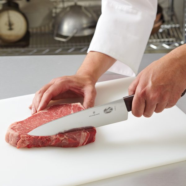 VN5206020G_add_01 Victorinox Chef's Knife 8in Satin Stainless Steel Brown Wood Handle