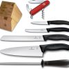 Victorinox Swiss Classic 6-Piece Block Set with Honing Steel