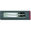 Victorinox 2pc Steak Knife Set 4.75" Satin Blade Black Handle