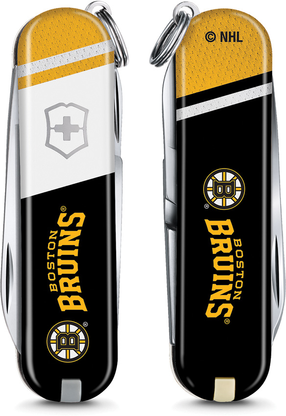 VNBOS58B1_add_01 Victorinox Classic Boston Bruins Folding Knife 2.25"