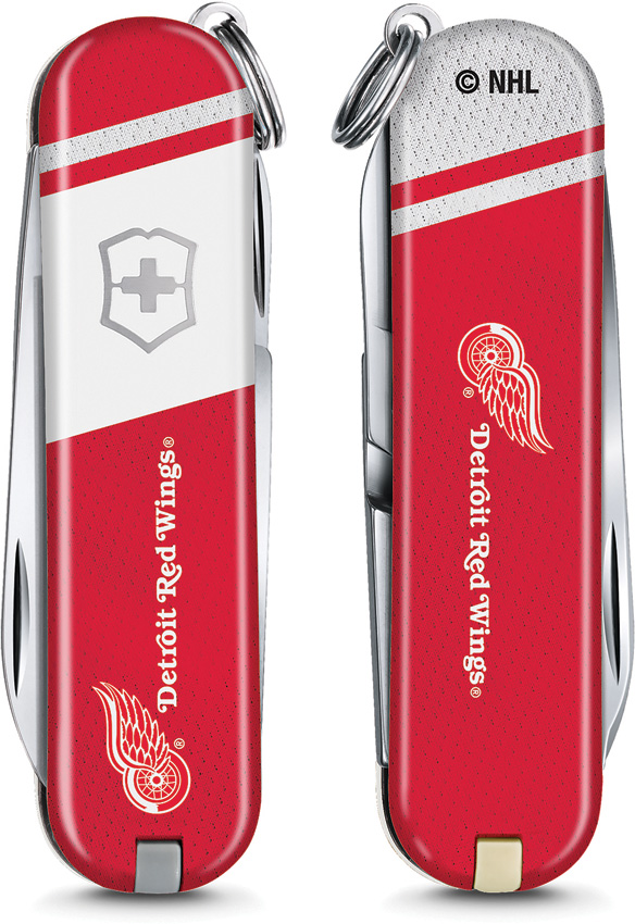 Victorinox Classic Detroit Red Wings Folding Knife 2.25"