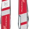 Victorinox Tinker Detroit Red Wings Folding Knife 3.5" Closed