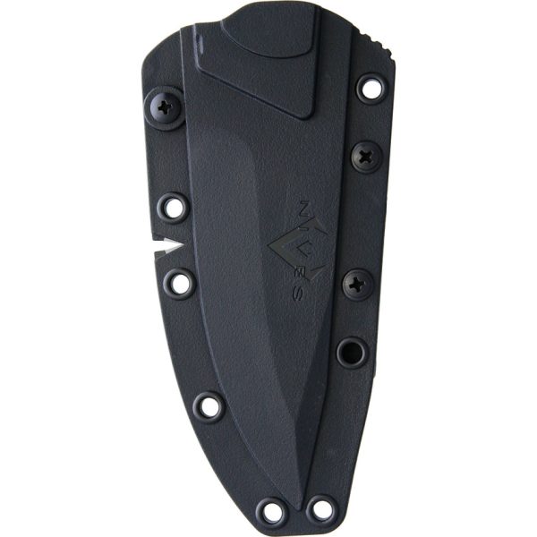 V NIVES Altered Beast Orange Fixed Blade Knife D2 Steel w/ Sheath