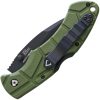 V NIVES Rocky Lockback 3.25" D2 Wharncliffe Green Folding Knife