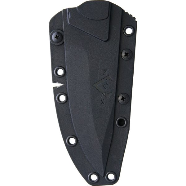 V NIVES Frontier Survivor Fixed Blade Knife 5" D2 Steel Brown G10 w/ Sheath