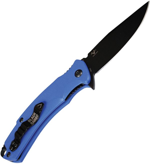 V NIVES Rambo Shorty Pro Folding Knife 2.9" D2 Blue G10