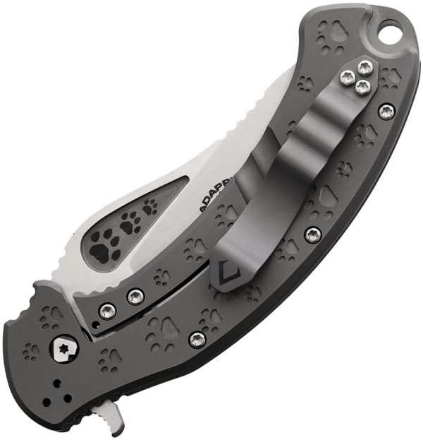V NIVES ADAPPT Framelock Folding Knife 3.63" CPM S30V Green