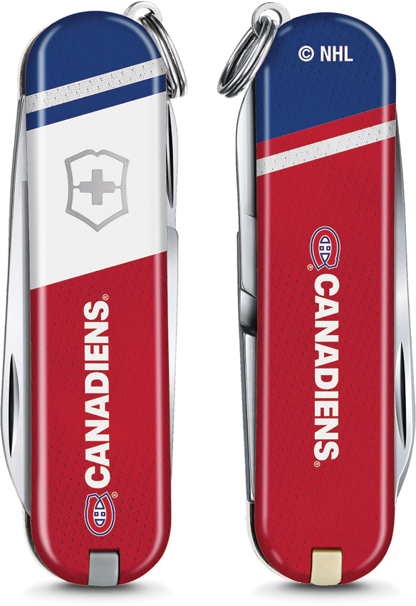 Victorinox Classic Montreal Canadiens Folding Knife 2.25 Closed