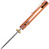 Vosteed Marten Top Linerlock Orange 154CM Folding Knife