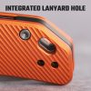 Vosteed Marten Top Linerlock Orange 154CM Folding Knife