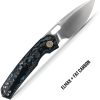 VOSA2208_add_02 Vosteed Psyop Top Linerlock FC Arctic Folding Knife 3.25" Elmax