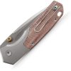 VOSA2217_add_01 Vosteed Psyop 299 Top Linerlock Folding Knife Red Micarta 3" S35VN