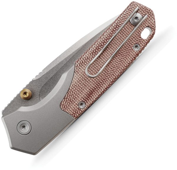 VOSA2217_add_01 Vosteed Psyop 299 Top Linerlock Folding Knife Red Micarta 3" S35VN