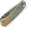 Vosteed Psyop 299 Linerlock Folding Knife 3" S35VN Teal