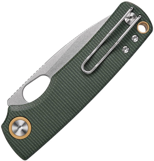 VOSA2603_add_01 Porcupine Top Linerlock Green
