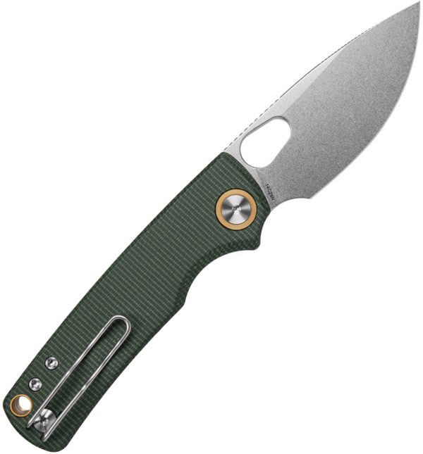 VOSA2603_add_02 Porcupine Top Linerlock Green
