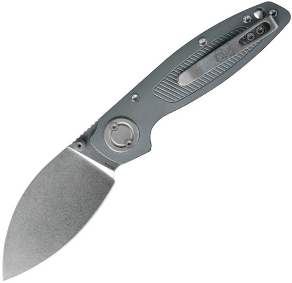 Vosteed Shilin Cutter 2.9" Elmax Folding Knife Gray Vanchor Lock