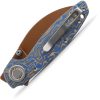 VOSA2811_add_01 Vosteed Shilin Cutter 2.9" 154CM Folding Knife Ocean Blue Micarta