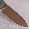 Vosteed Raccoon Top Linerlock Folding Knife Green 3.25in 14C28N