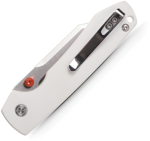 VOSA2912_add_01 Vosteed Raccoon Top Linerlock Folding Knife White G10 3.25"