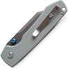 Vosteed Raccoon Top Linerlock Gray Folding Knife 3.25" 14C28N