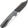 Vosteed Raccoon Top Linerlock Gray Folding Knife 3.25" 14C28N