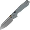 Vosteed Raccoon Top Linerlock 3.25" Folding Knife Gray G10