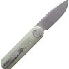Vosteed Corgi-V Folding Knife 3" S35VN Green Vanchor Lock