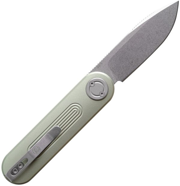 Vosteed Corgi-V Folding Knife 3" S35VN Green Vanchor Lock