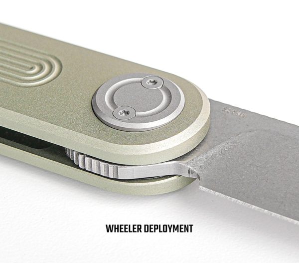 Vosteed Corgi-V Folding Knife 3" S35VN Green Vanchor Lock