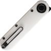 Vosteed Corgi-V Folding Knife 3" Bohler N690 Vanchor Lock White G10