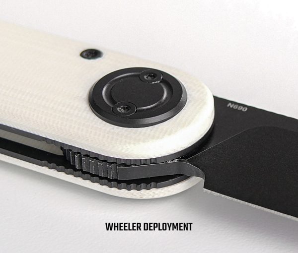 Vosteed Corgi-V Folding Knife 3" Bohler N690 Vanchor Lock White G10